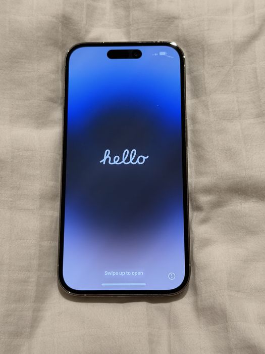 iPhone 14 Pro Silver 128 Gb - 87% baterie - liber de rețea