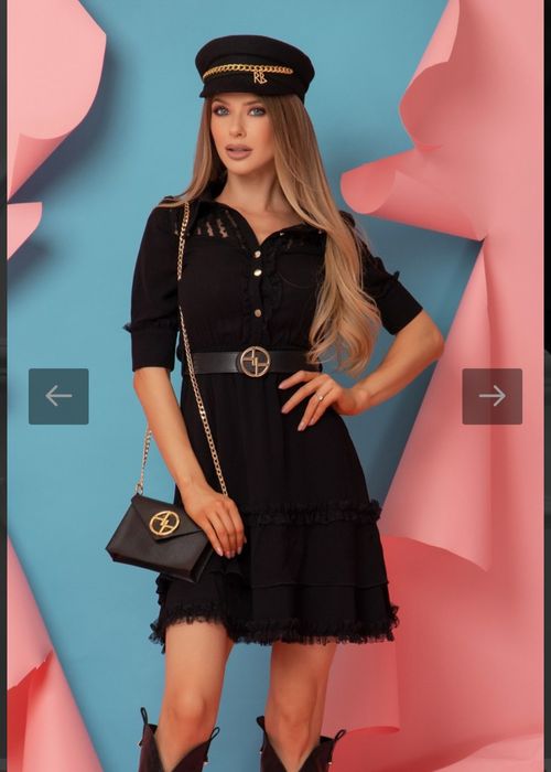 Рокля Alessa черна