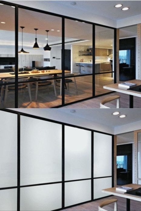 Смарт пленка, умное стекло, матовое стекло, тонировка стекол