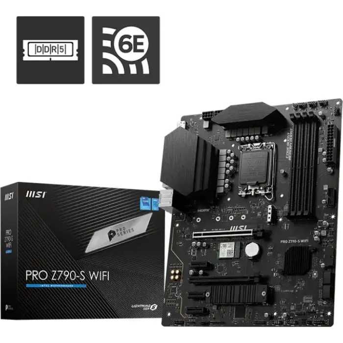 Kit gaming i7 13700k sau i7 14700kf + Placa  MSI PRO Z790-S WIFI , noi