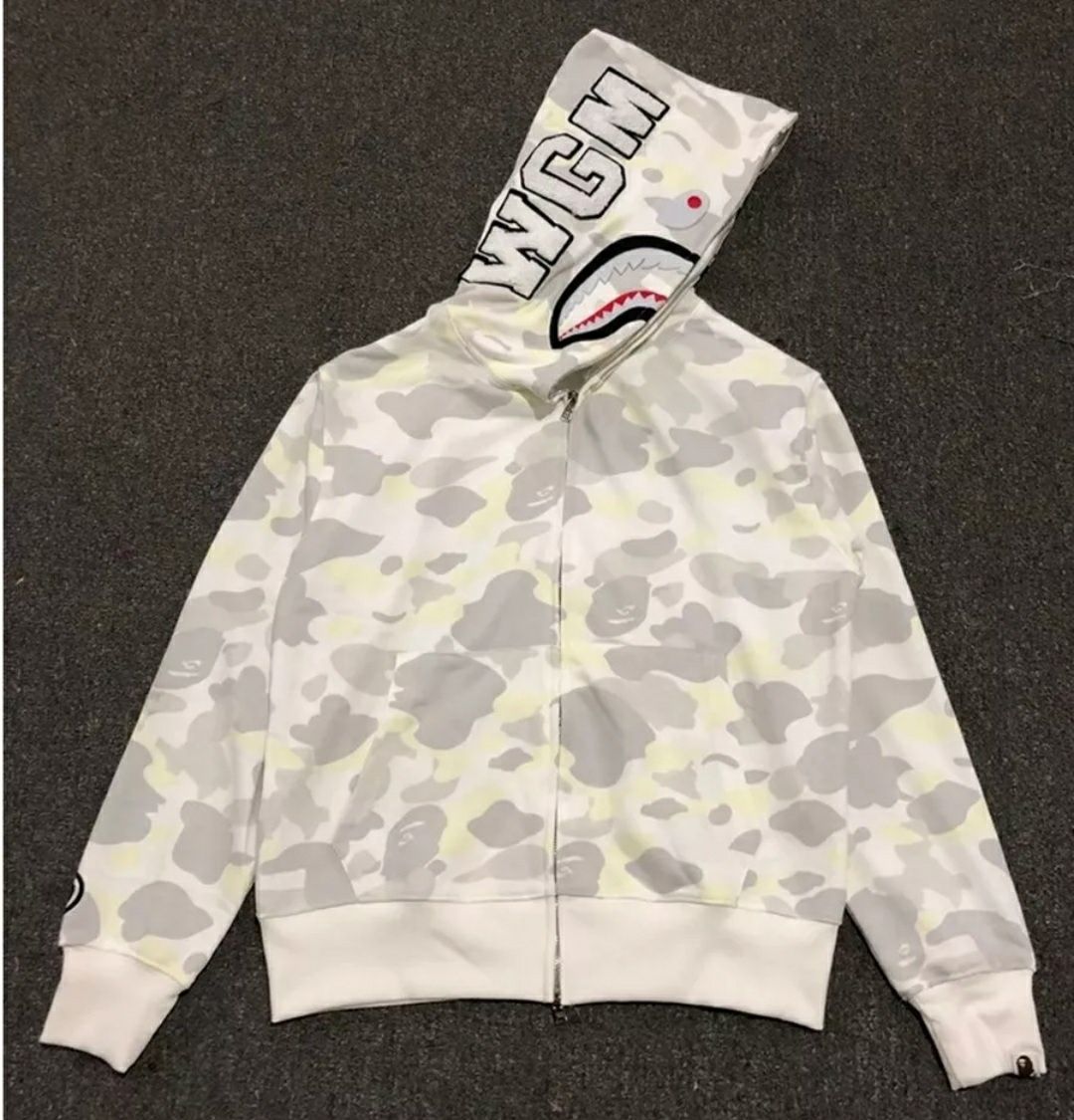 Zip-худи BAPE STORE акула