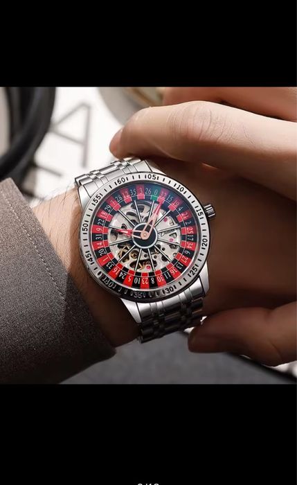Ceas mecanic cu ruleta pt barbati