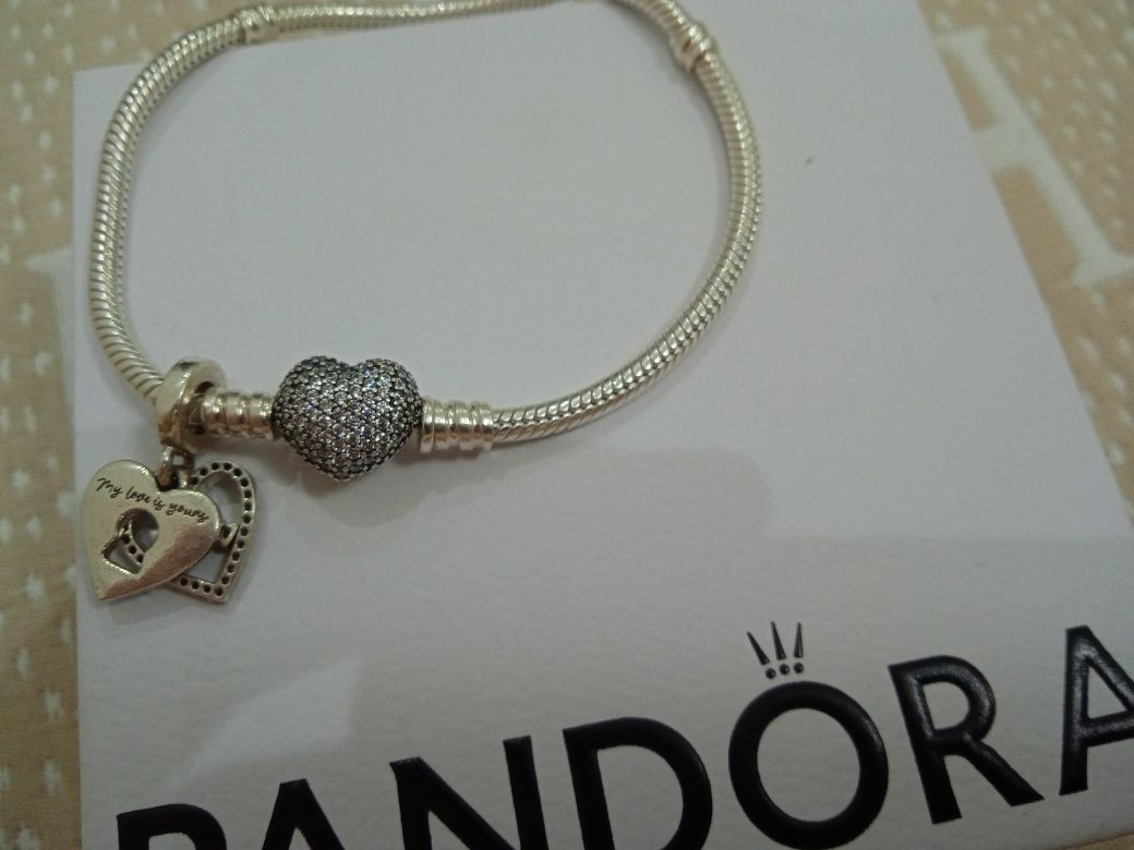 Серебряный браслет от Pandora! Ювелирное изделие
