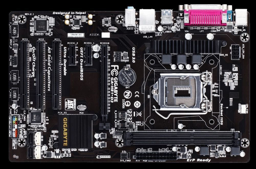 Плата gigabyte h81 i5 4570 ddr3