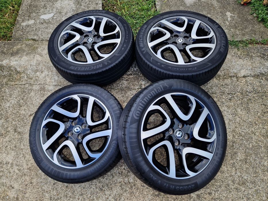 Jante bi.colore Renault Captur 4x100 anvelope 205 55 17