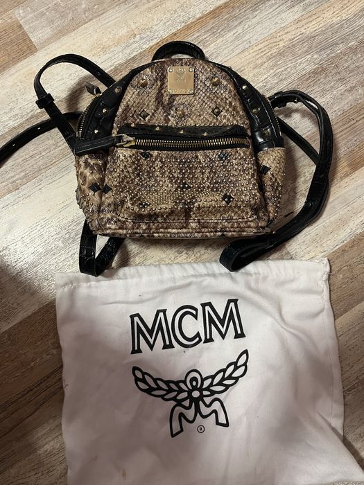 Чанта оригинал borbonesse раница mcm
