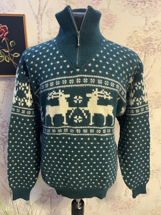 Pulover barbati vintage 100% lana Perryville marimea Xl