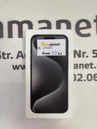 Telefon mobil Apple iPhone 15 Pro, 128GB, 5G, Black Titanium -A-