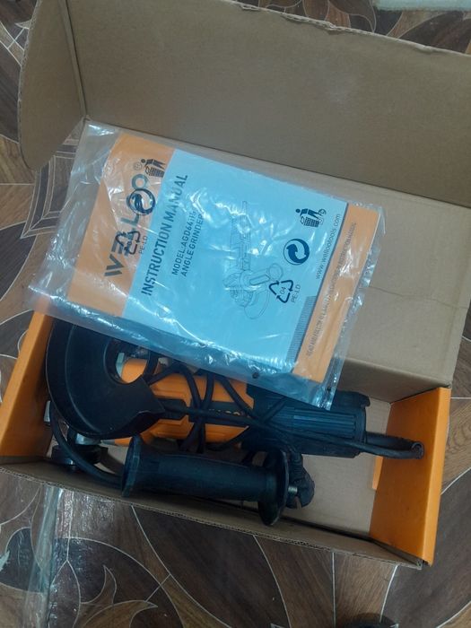 WELLOO ANGLEGRIND балгарка новой
Углошлифовальная машина Welloo AGD