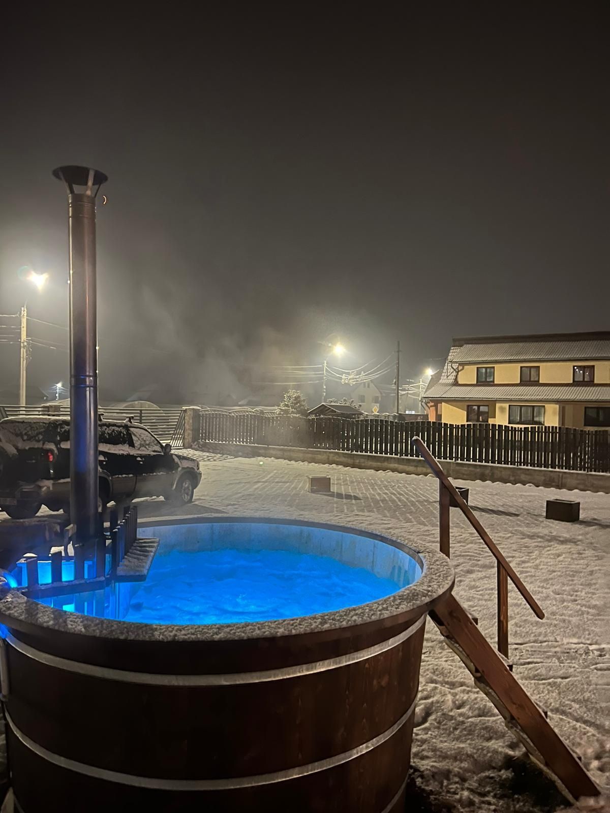 Ciubar din lemn jacuzzi