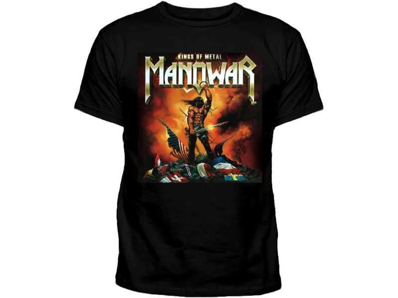 Рок тениска Manowar 7 модела всички размери