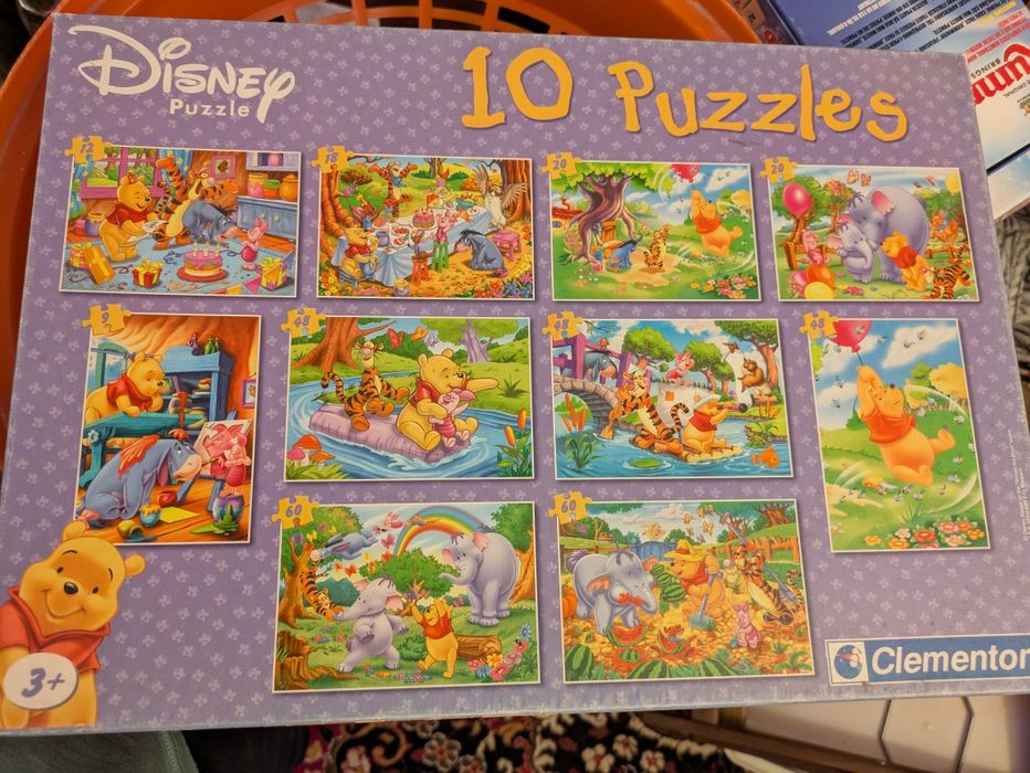 10 Puzzles Clementoni, Disney Winnie the Pooh