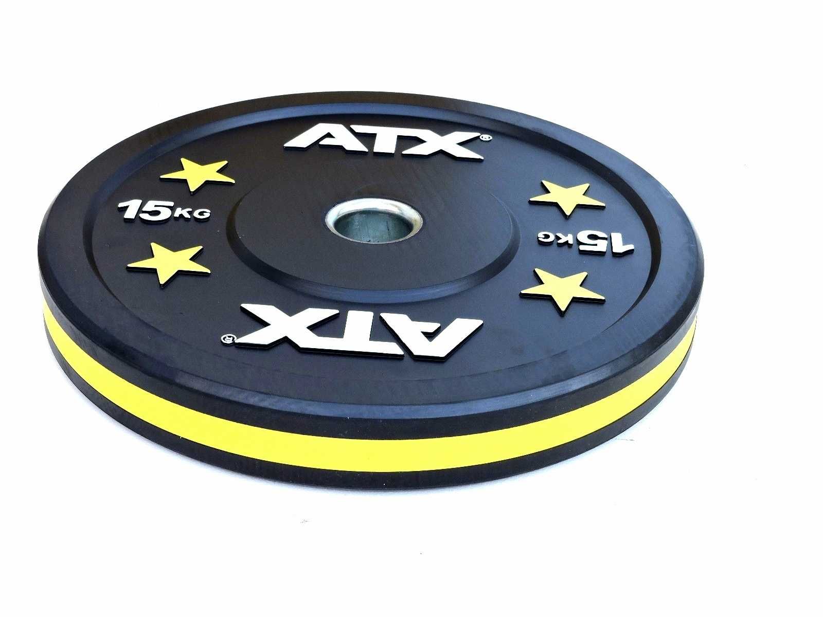 Олимпийски Дискове Bumper Plates ATX Stripes Тежести 2 х 15 кг