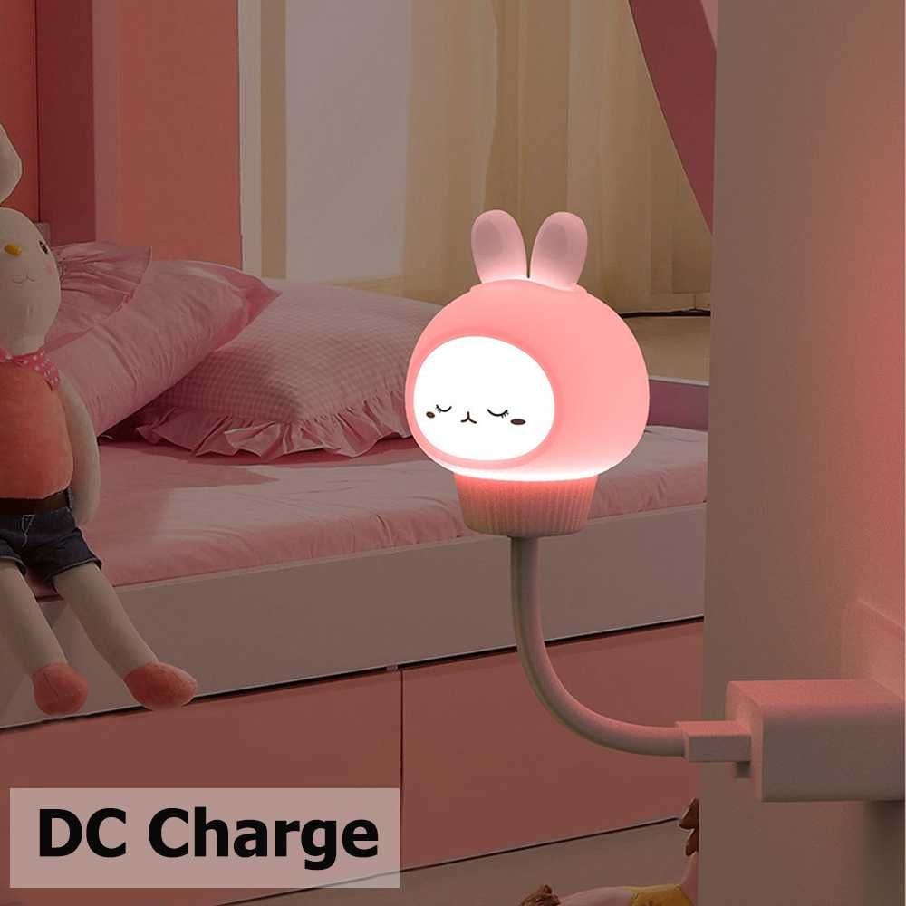 LED USB нощна лампа за детска стая с дистанционно