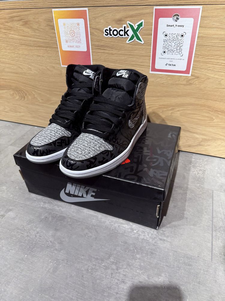Nike Air Jordan 1 High Retor OG Rebellionaire,Poze Reale