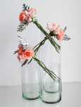 Set 3 cilindri de sticla Arian Glass