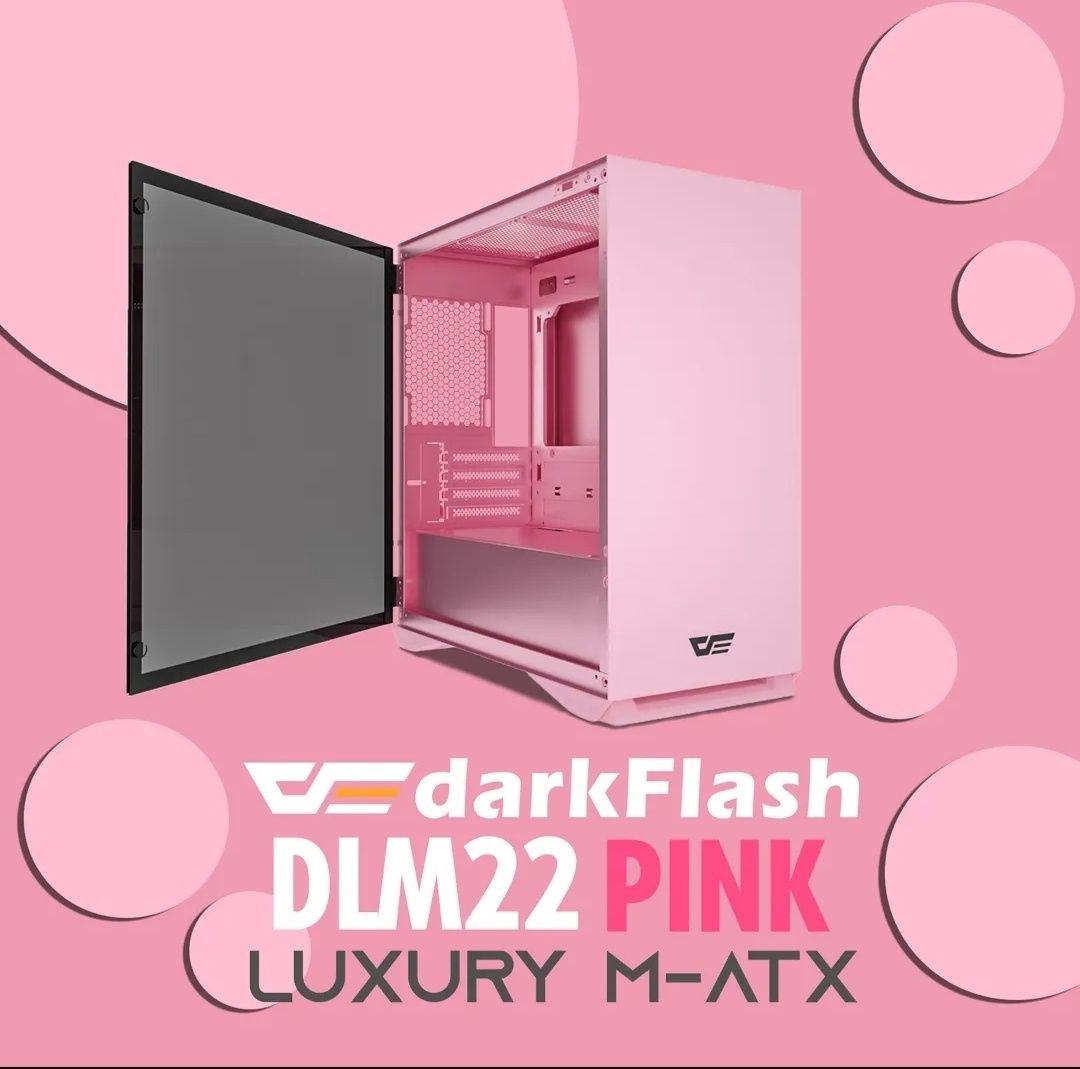 Carcasa Pc Calculator DarkFlash Dlm22 Pink