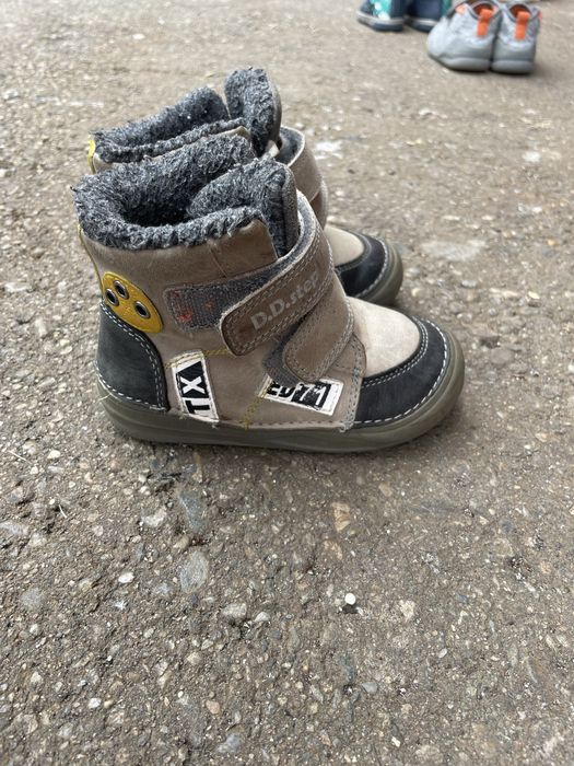 Papuci de iarna imblaniti, impermeabili, DD Step, marime 23
