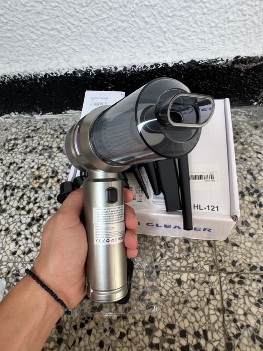 Безжична Преносима Прахосмукачка HL-121 – 4-в-1 за Автомобила, 16000PA