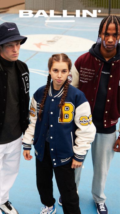 Ballin Amsterdam Varsity Jacket ОРИГИНАЛНО мъжко зимно яке L-М