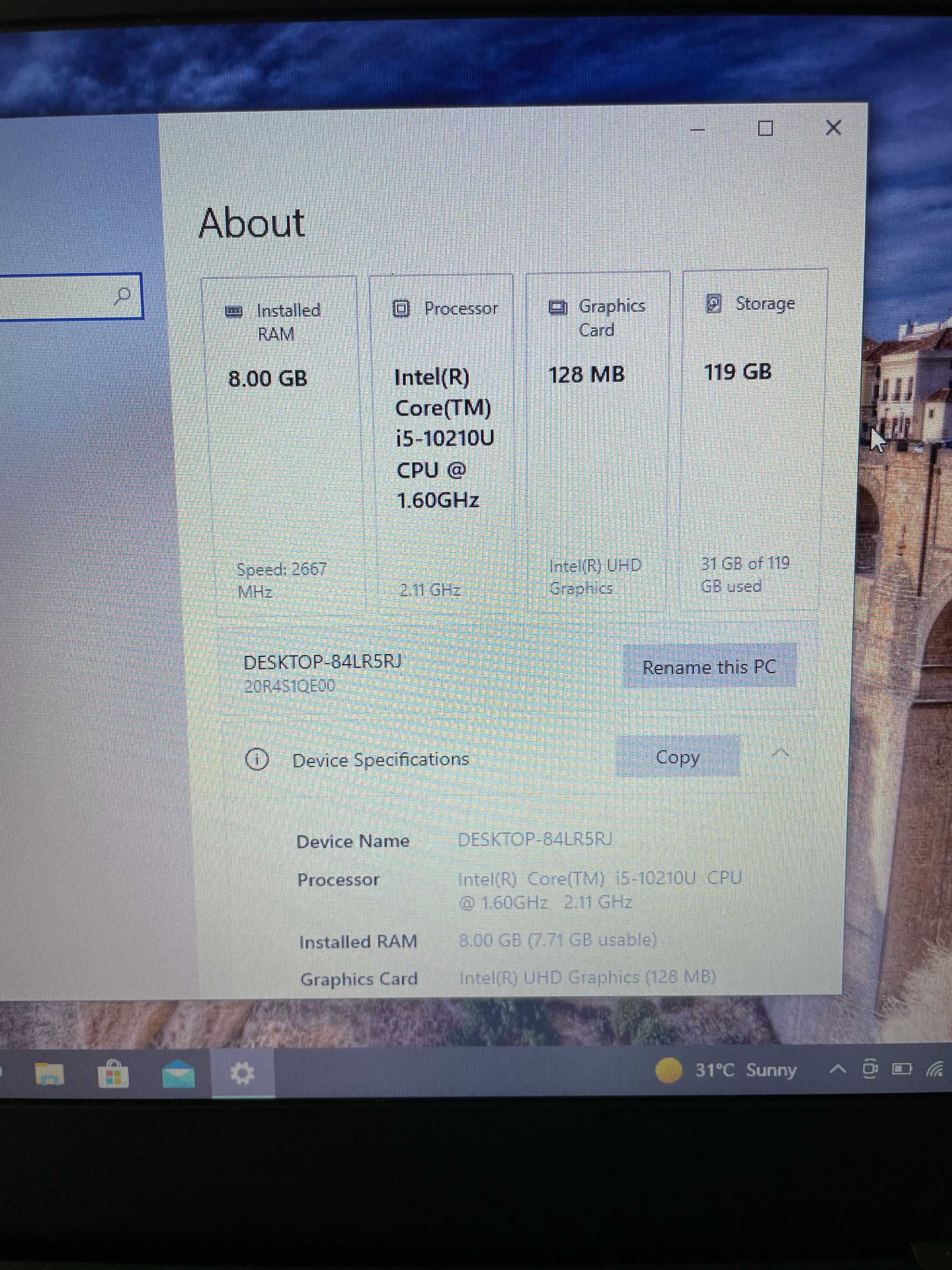 Lenovo ThinkPad L13 - i5-10210U, 13,3'', 8GB RAM, 128GB NVMe PCle SSD