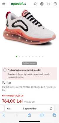 Nike Air Max 720 Light Soft Pink 37.5