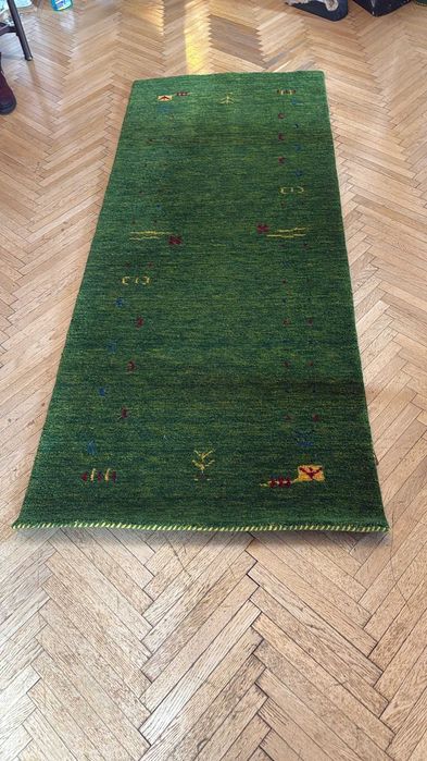 Covor verde lana Rugvista