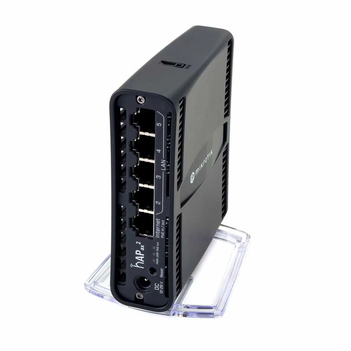 Router MikroTik hAP ax2 WiFi 2.4/5GHz 802.11a/n/ac/ax 5 x GbE LAN