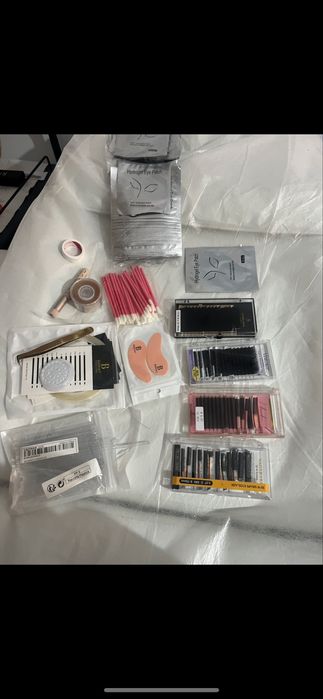 Pat masaj, lampă gene, accesorii gene