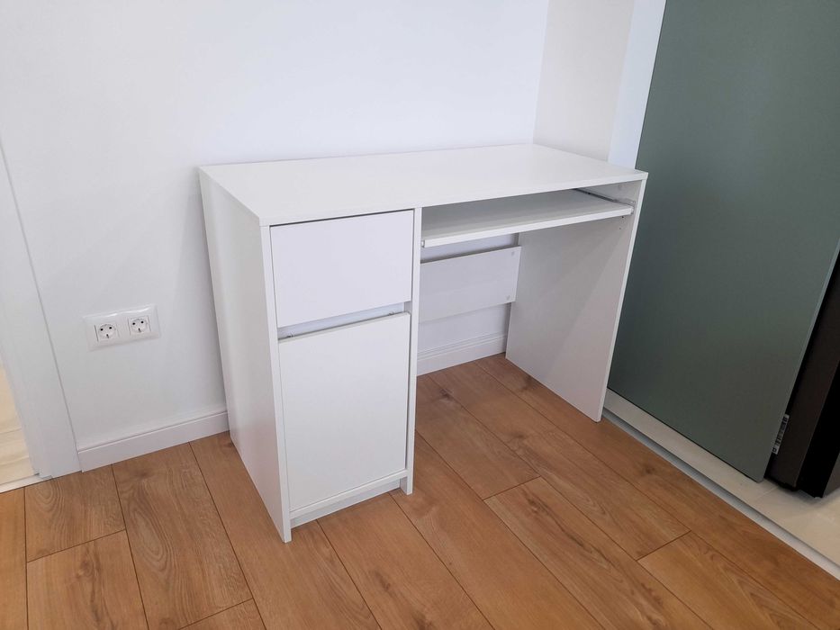 Бюро, Офис работна маса Бяла, Икеа IKEA