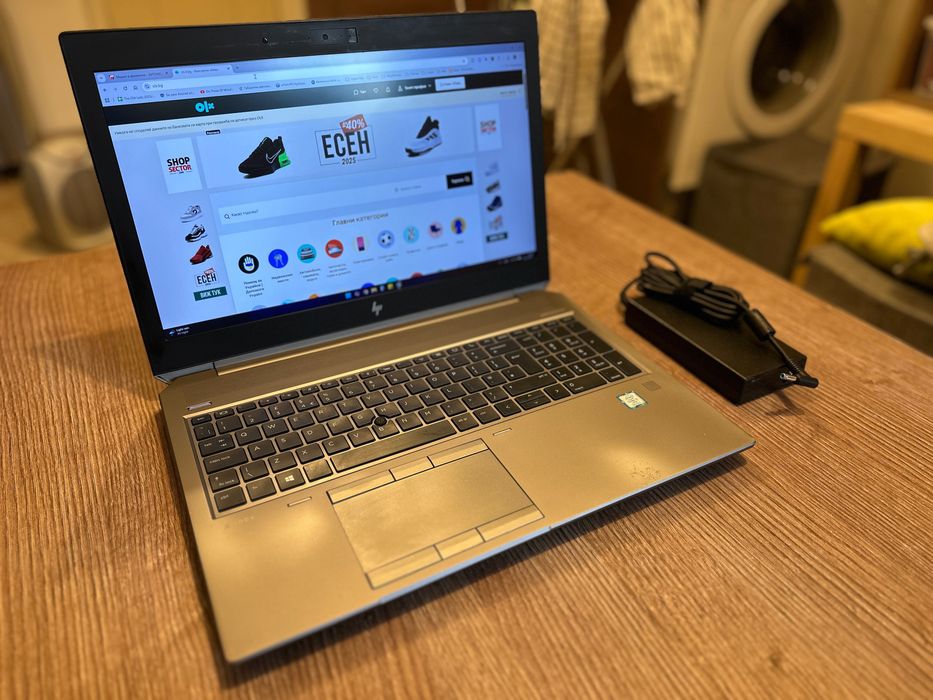 Лаптоп HP Zbook 15 G5, 1TB SSD, 4GB Nvidia, 32GB Ram, Intel code i7 8s