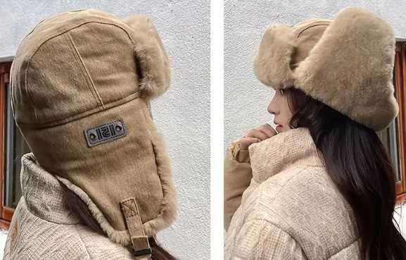 Căciulă blană, cu urechi, 27 lei