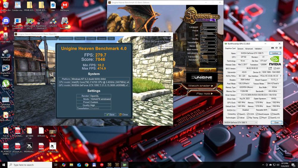 Placa video ASUS GTX 1080 Ti Turbo 11GB