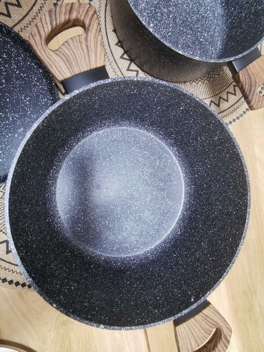 Комплект незалепващи тенджери и тигани NAVA