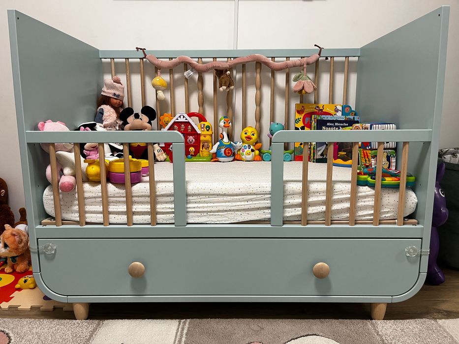 Masa infasat si pat bebe