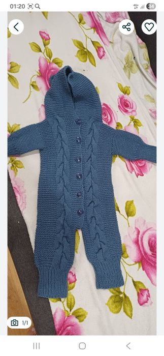 Комбинезон детский демисезонные 0-6 месяцевдля