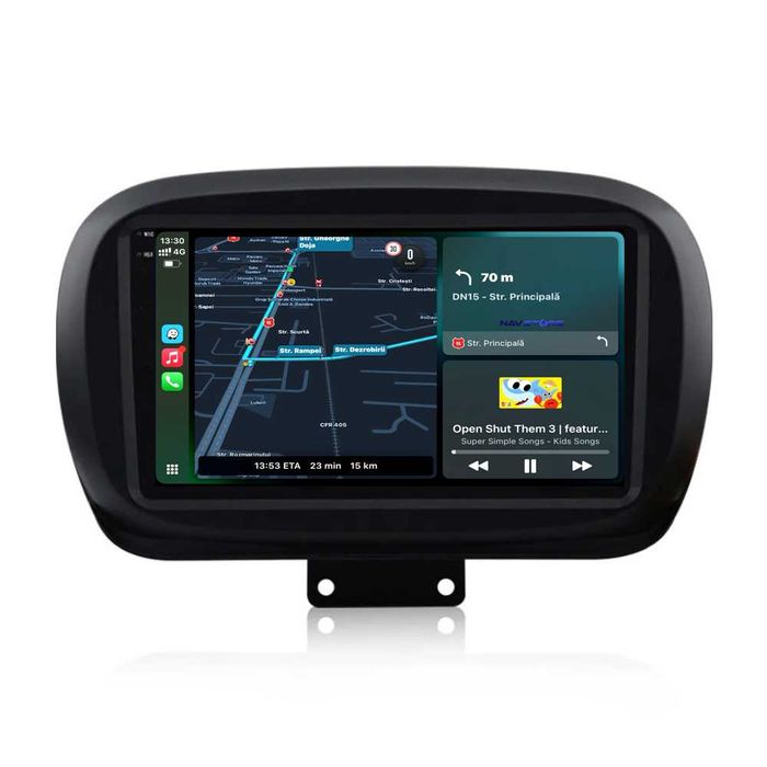 Navigatie Dedicata Fiat 500X (2014 - 2020), 9Inch, WiFi, Carplay
