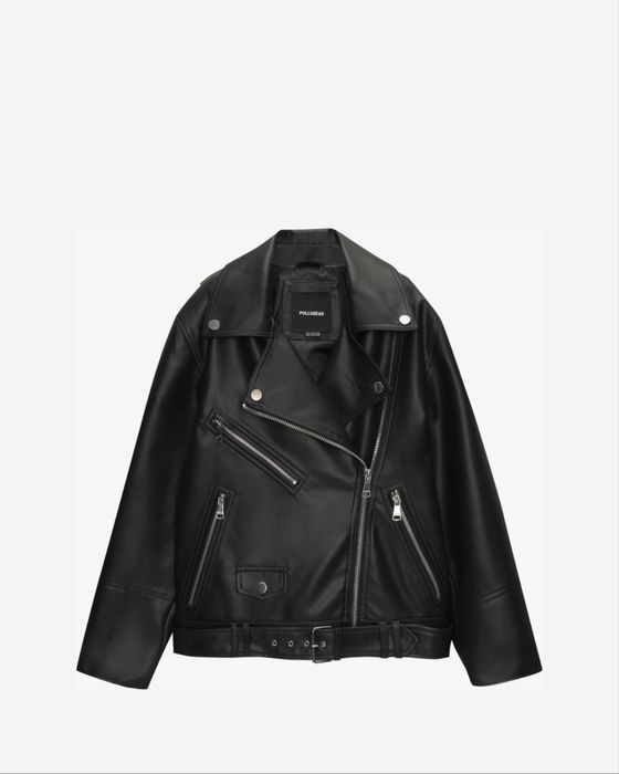 Кожено/байкър яке Pull&Bear