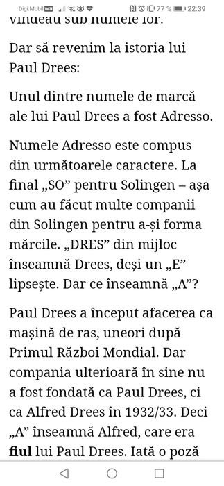 Brici Razor Solingen Adresso 15"