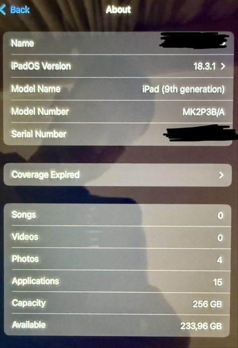 Ipad 9 256GB WiFi