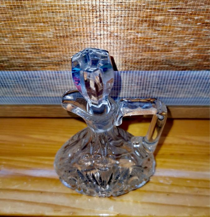 Гарафа оливерник шише кристално стъкло за алкохол напитки ликьор