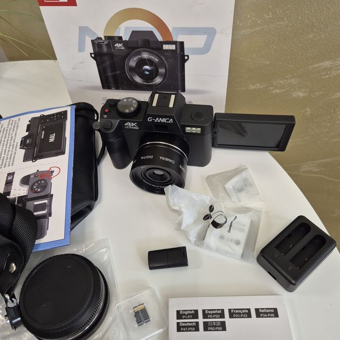 ПромоЦена!Цифрова камера  за фотография и видео, 4K 48MP камера за вло