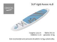 SUP rigid Axoos 10.8, culoare alba, 3.29 metri lungime.