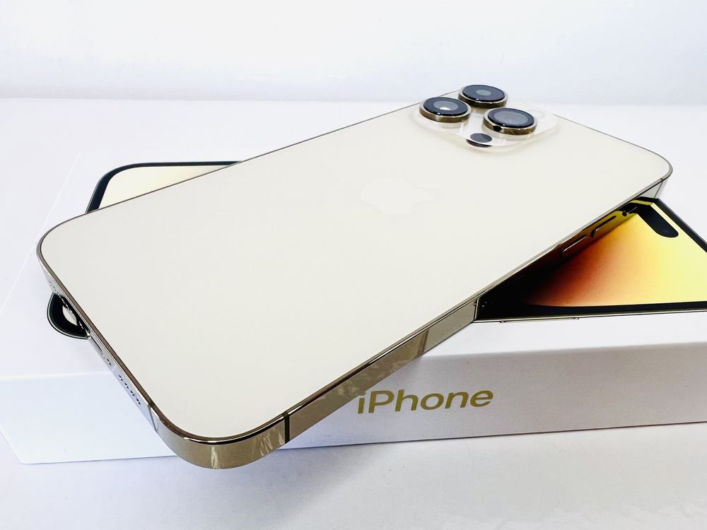 Apple iPhone 14 Pro Max 256GB Gold Перфектен! Гаранция!