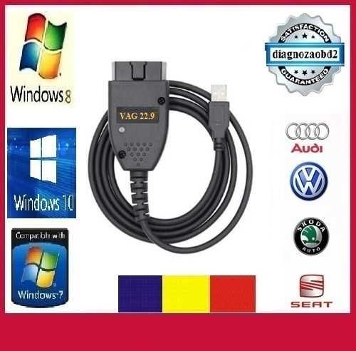 Interfata diagnoza tester auto VAG.COM  RO – 23.3 Engleza  VCDS ROMANA