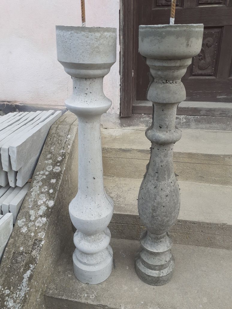 Stâlpișori de balustradă, spalieri de vie