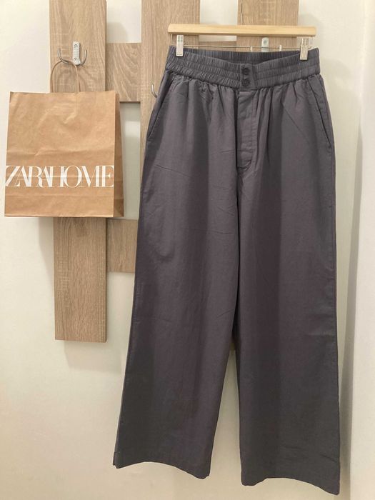 Дълъг памучен панталон на Zara Home, нов с етикет, размер М