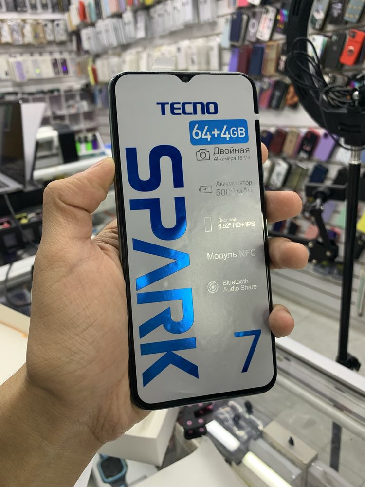 Tecno spark 7 64гб в идеальном состояний