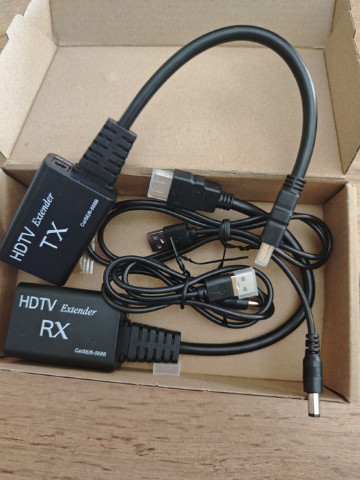 HDTV Extender TX/RX комплект (Cat5E/6-568B)