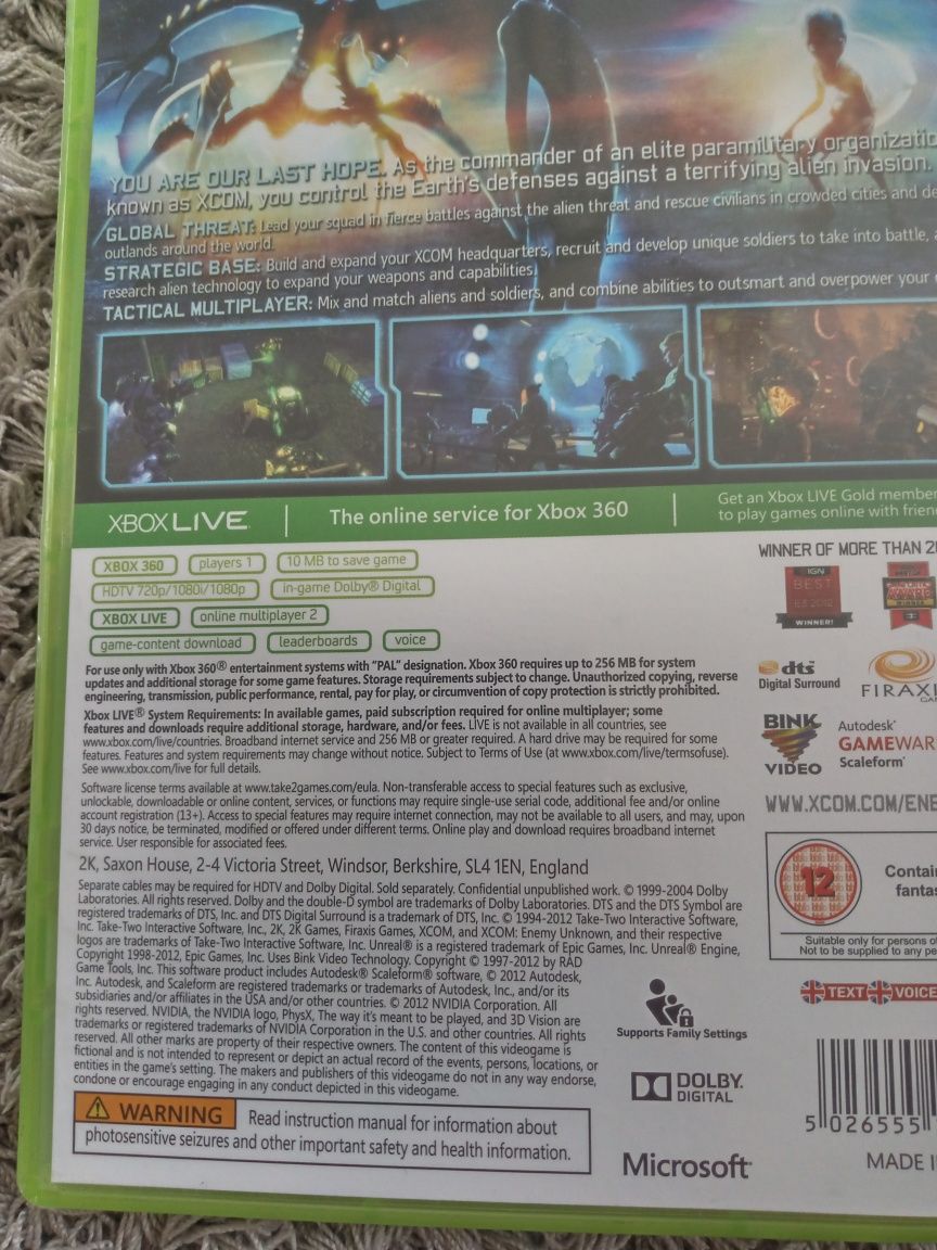 Transport curier 14lei Joc/jocuri XCom Enemy Unknown Xbox360/xbox one
